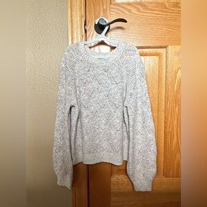 Girls Old Navy pullover tweed sweater, size L (10-12).